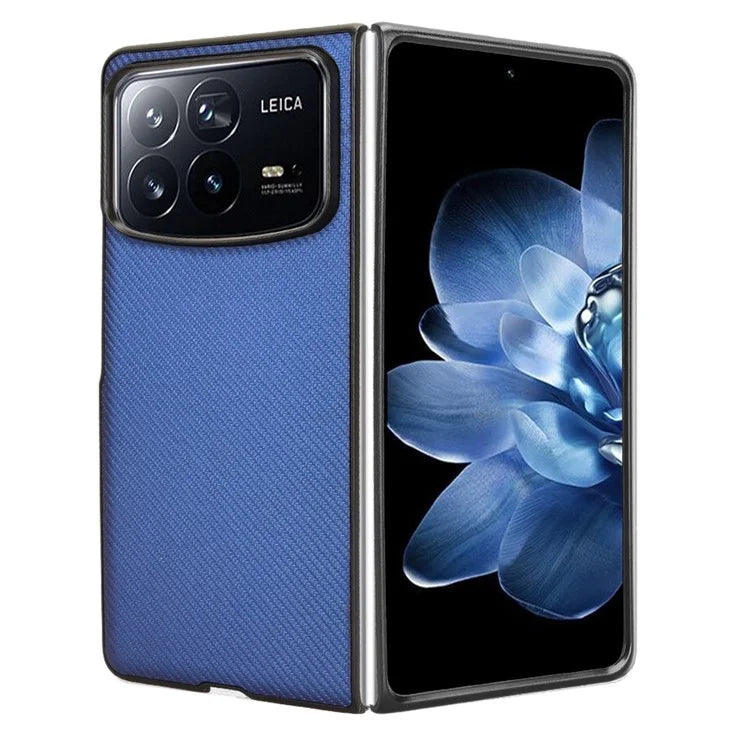 For Xiaomi Mix Fold 4 5G Case Carbon Fiber Texture Shockproof PU+PC Phone Cover