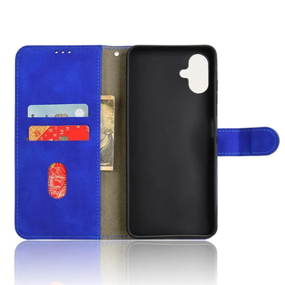 For Samsung Galaxy A06 Leather Case Skin-Feel Anti-Drop Wallet Flip Phone Cover