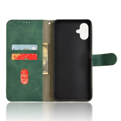 For Samsung Galaxy A06 Leather Case Skin-Feel Anti-Drop Wallet Flip Phone Cover