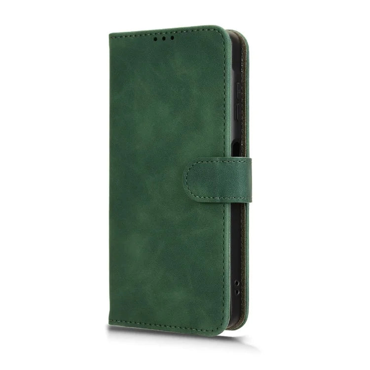 For Samsung Galaxy A06 Leather Case Skin-Feel Anti-Drop Wallet Flip Phone Cover