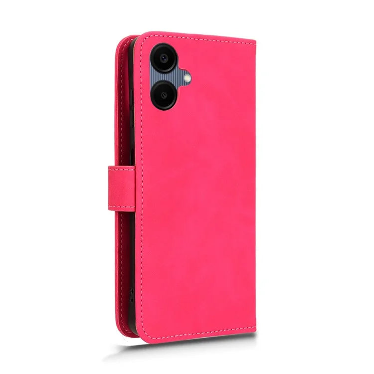 For Samsung Galaxy A06 Leather Case Skin-Feel Anti-Drop Wallet Flip Phone Cover