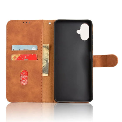 For Samsung Galaxy A06 Leather Case Skin-Feel Anti-Drop Wallet Flip Phone Cover
