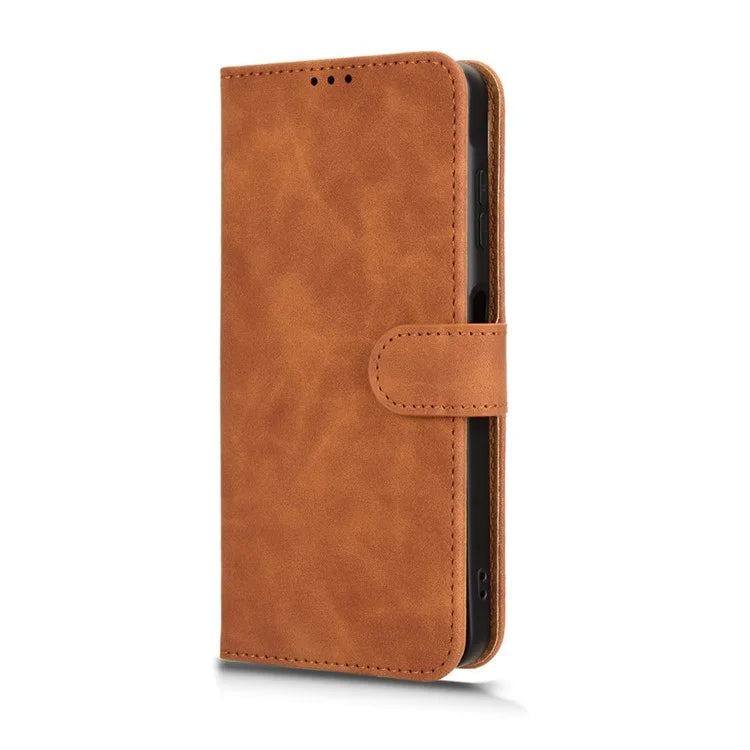 For Samsung Galaxy A06 Leather Case Skin-Feel Anti-Drop Wallet Flip Phone Cover