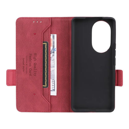 For Honor 200 Pro 5G Case Leather Wallet Flip Phone Cover with Hardware Decor