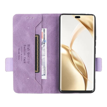 For Honor 200 Pro 5G Case Leather Wallet Flip Phone Cover with Hardware Decor