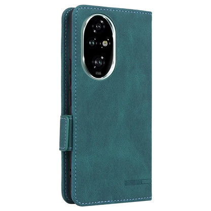 For Honor 200 Pro 5G Case Leather Wallet Flip Phone Cover with Hardware Decor