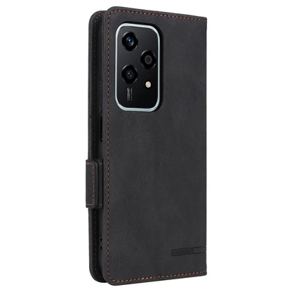 For Honor 200 Lite Case Leather Wallet Flip Phone Cover with Hardware Decor