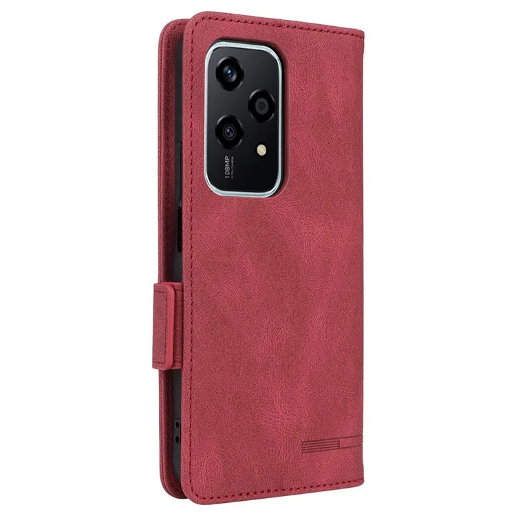 For Honor 200 Lite Case Leather Wallet Flip Phone Cover with Hardware Decor