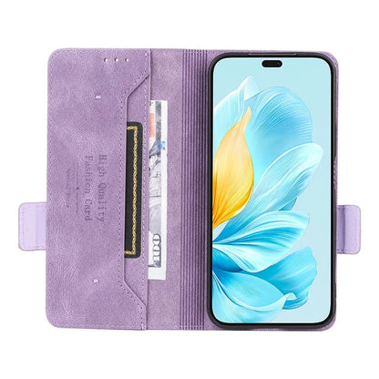 For Honor 200 Lite Case Leather Wallet Flip Phone Cover with Hardware Decor