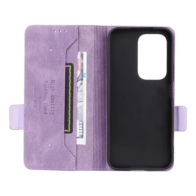 For Honor 200 Lite Case Leather Wallet Flip Phone Cover with Hardware Decor