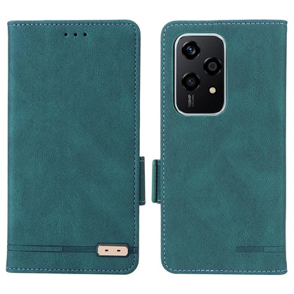 For Honor 200 Lite Case Leather Wallet Flip Phone Cover with Hardware Decor