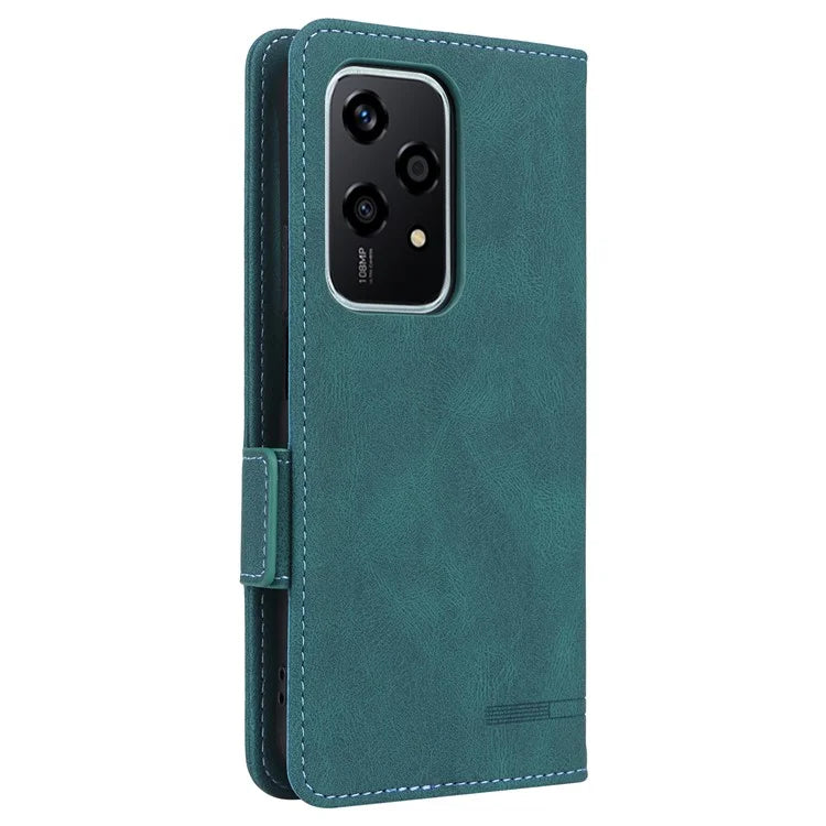 For Honor 200 Lite Case Leather Wallet Flip Phone Cover with Hardware Decor