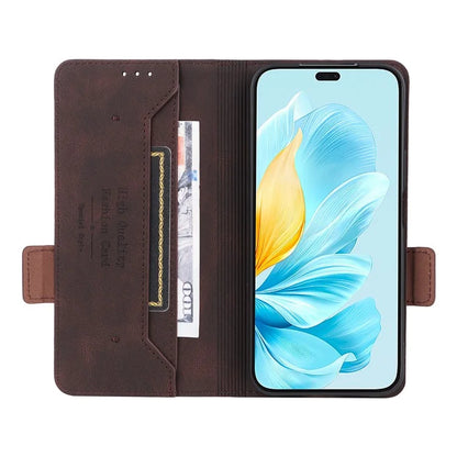 For Honor 200 Lite Case Leather Wallet Flip Phone Cover with Hardware Decor