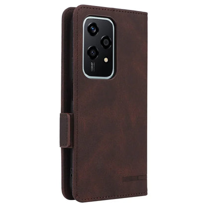 For Honor 200 Lite Case Leather Wallet Flip Phone Cover with Hardware Decor