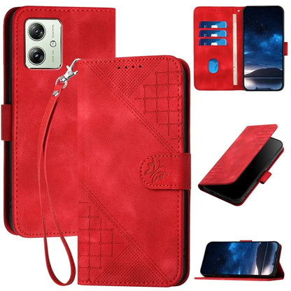 YX0080 For Motorola Moto G64 5G / G54 Power 5G Case Butterfly Imprint Leather Wallet Phone Cover
