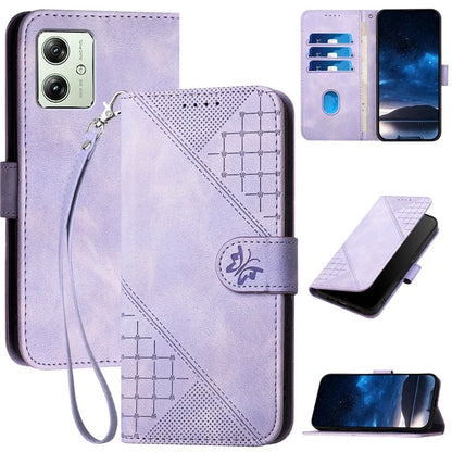 YX0080 For Motorola Moto G64 5G / G54 Power 5G Case Butterfly Imprint Leather Wallet Phone Cover
