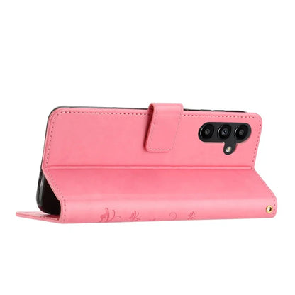 For Samsung Galaxy A16 5G Case PU Leather Phone Wallet Cover with Strap