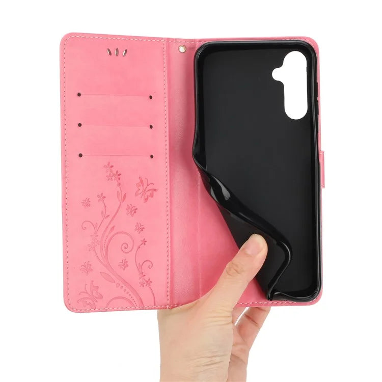 For Samsung Galaxy A16 5G Case PU Leather Phone Wallet Cover with Strap