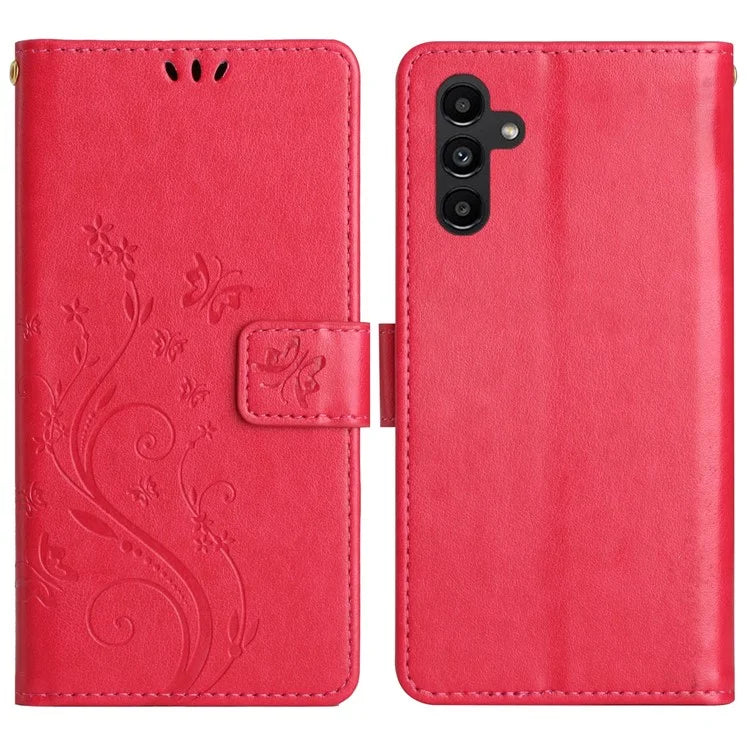 For Samsung Galaxy A16 5G Case PU Leather Phone Wallet Cover with Strap