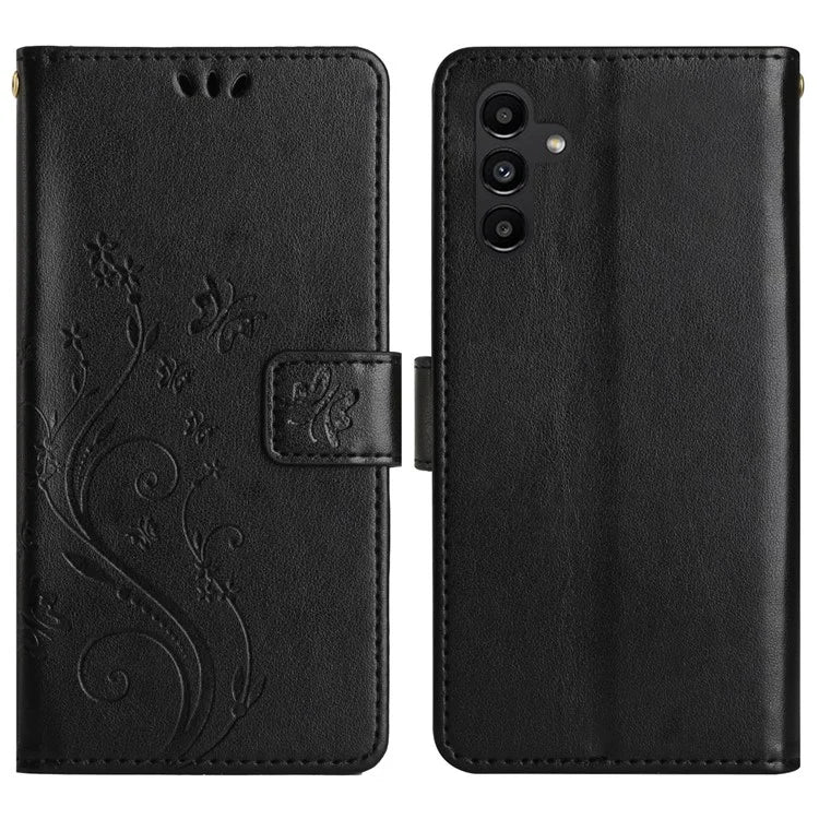 For Samsung Galaxy A16 5G Case PU Leather Phone Wallet Cover with Strap