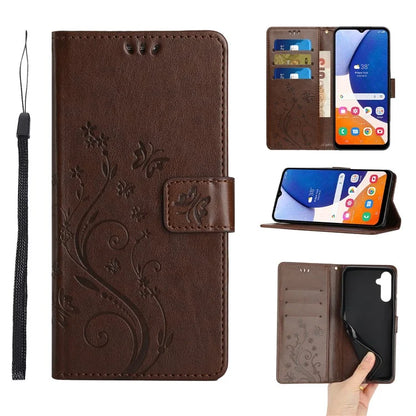 For Samsung Galaxy A16 5G Case PU Leather Phone Wallet Cover with Strap