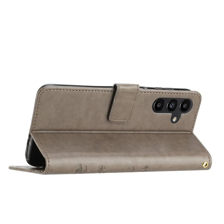 For Samsung Galaxy A16 5G Case PU Leather Phone Wallet Cover with Strap
