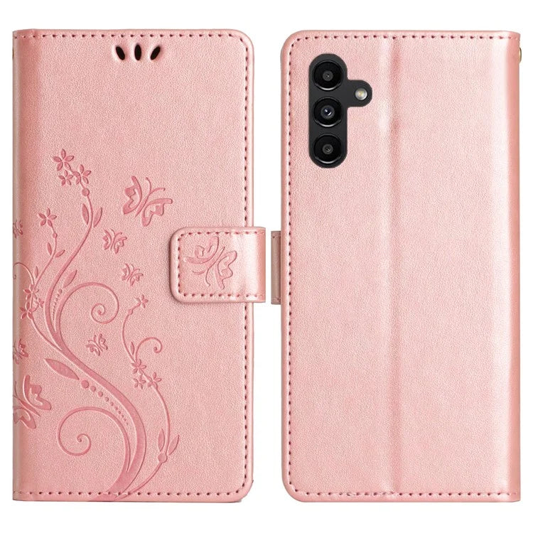 For Samsung Galaxy A16 5G Case PU Leather Phone Wallet Cover with Strap