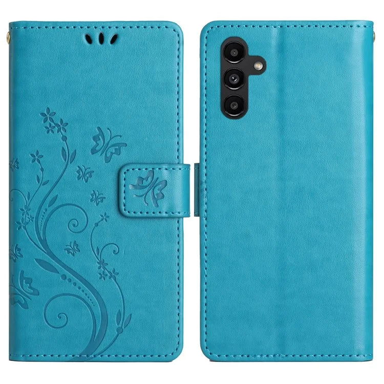 For Samsung Galaxy A16 5G Case PU Leather Phone Wallet Cover with Strap