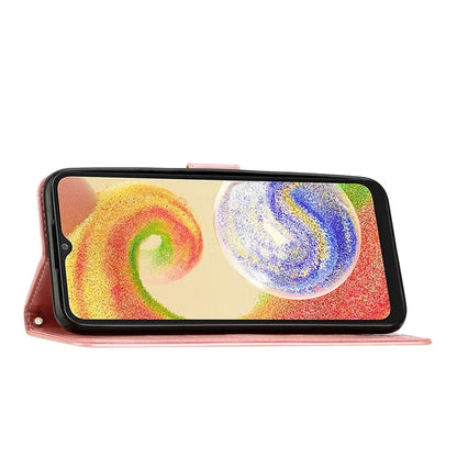 For Samsung Galaxy A06 Case PU Leather Phone Wallet Cover with Strap