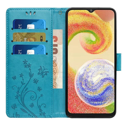 For Samsung Galaxy A06 Case PU Leather Phone Wallet Cover with Strap