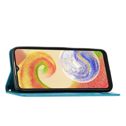 For Samsung Galaxy A06 Case PU Leather Phone Wallet Cover with Strap