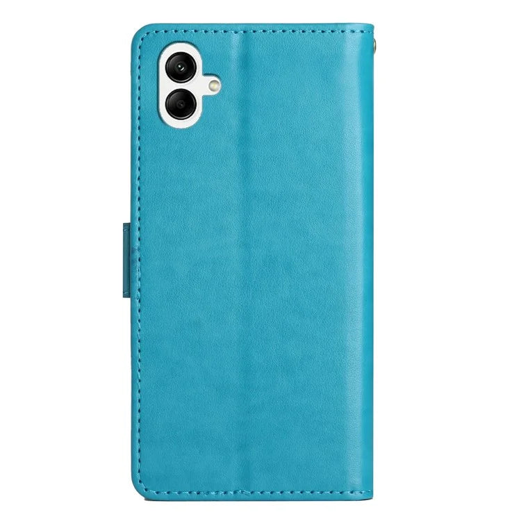 For Samsung Galaxy A06 Case PU Leather Phone Wallet Cover with Strap