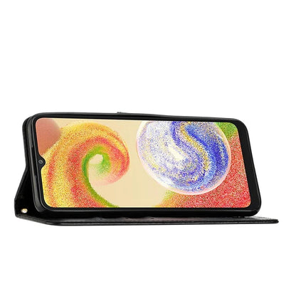 For Samsung Galaxy A06 Case PU Leather Phone Wallet Cover with Strap
