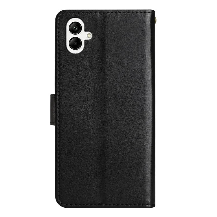 For Samsung Galaxy A06 Case PU Leather Phone Wallet Cover with Strap