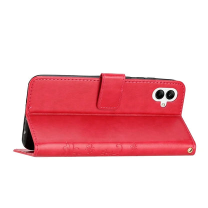 For Samsung Galaxy A06 Case PU Leather Phone Wallet Cover with Strap