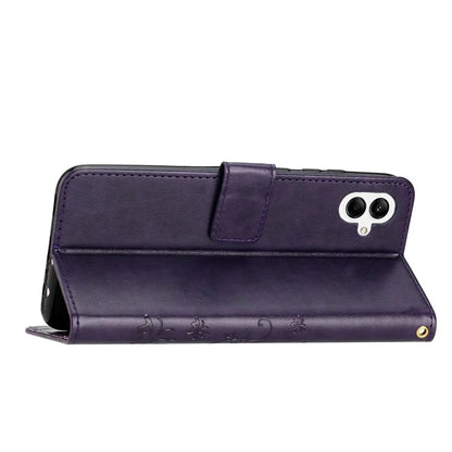 For Samsung Galaxy A06 Case PU Leather Phone Wallet Cover with Strap