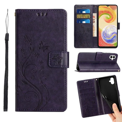 For Samsung Galaxy A06 Case PU Leather Phone Wallet Cover with Strap