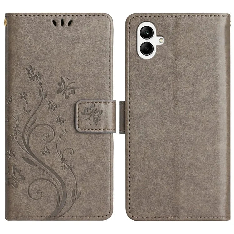 For Samsung Galaxy A06 Case PU Leather Phone Wallet Cover with Strap