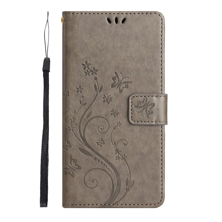 For Samsung Galaxy A06 Case PU Leather Phone Wallet Cover with Strap
