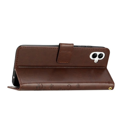For Samsung Galaxy A06 Case PU Leather Phone Wallet Cover with Strap
