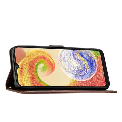 For Samsung Galaxy A06 Case PU Leather Phone Wallet Cover with Strap