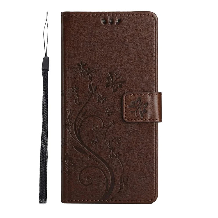 For Samsung Galaxy A06 Case PU Leather Phone Wallet Cover with Strap