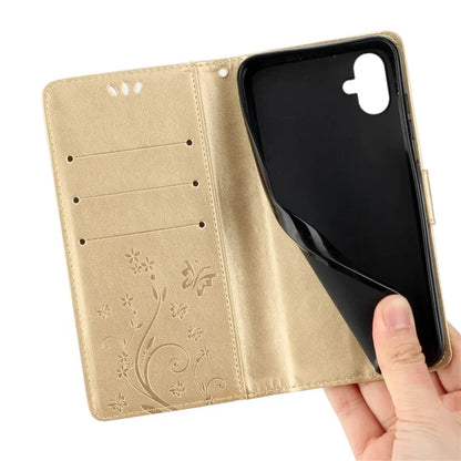 For Samsung Galaxy A06 Case PU Leather Phone Wallet Cover with Strap
