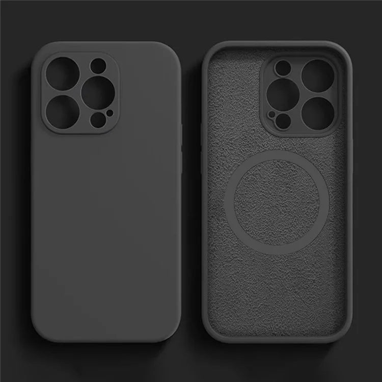 For iPhone 15 Pro Max Magnetic Case Shockproof Soft TPU Phone Cover
