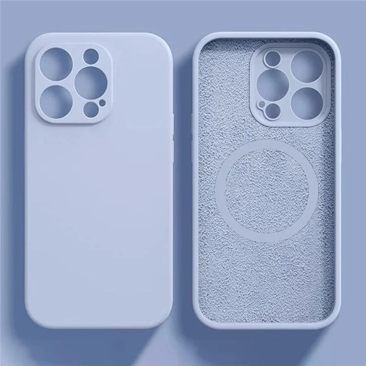 For iPhone 15 Pro Max Magnetic Case Shockproof Soft TPU Phone Cover