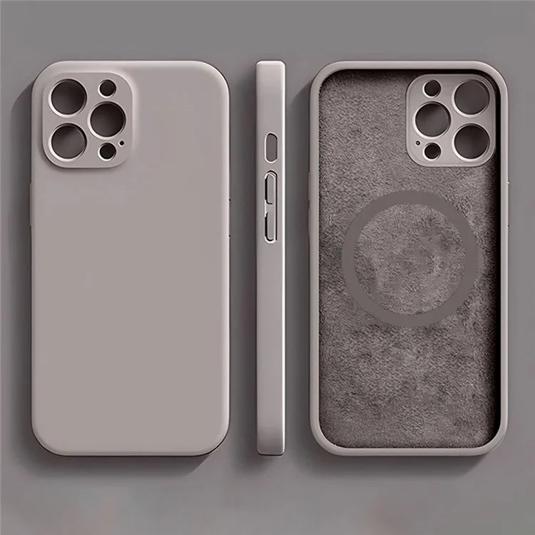 For iPhone 15 Pro Magnetic Case Shockproof Soft TPU Phone Cover