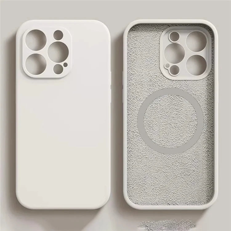For iPhone 15 Pro Magnetic Case Shockproof Soft TPU Phone Cover