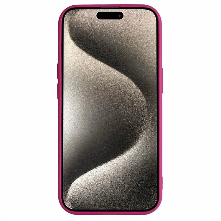 HYUE Series For iPhone 15 Pro Max Case Litchi Texture TPU Shockproof Phone Cover