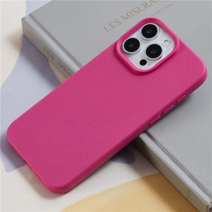 HYUE Series For iPhone 15 Pro Max Case Litchi Texture TPU Shockproof Phone Cover