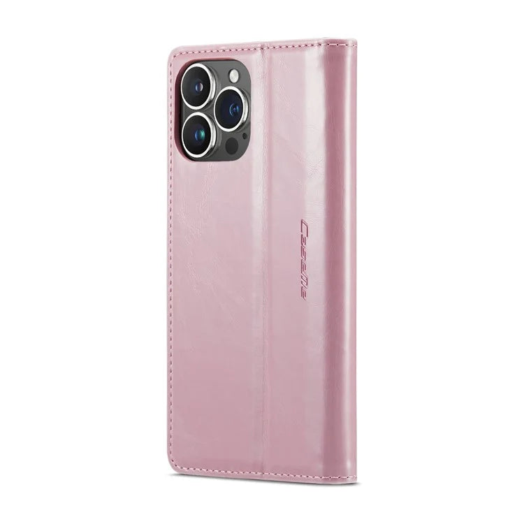CASEME 003 Series For iPhone 16 Pro Max Case Retro Leather Wallet Flip Phone Cover